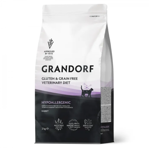 GRANDORF Cat Vet.Diet HYPOALLERGENIC Rabbit (Кролик) 2 кг