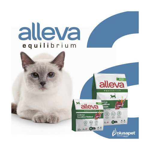 Alleva (Аллева)  Эквилибриум Sensitive для кошек оленина 400г