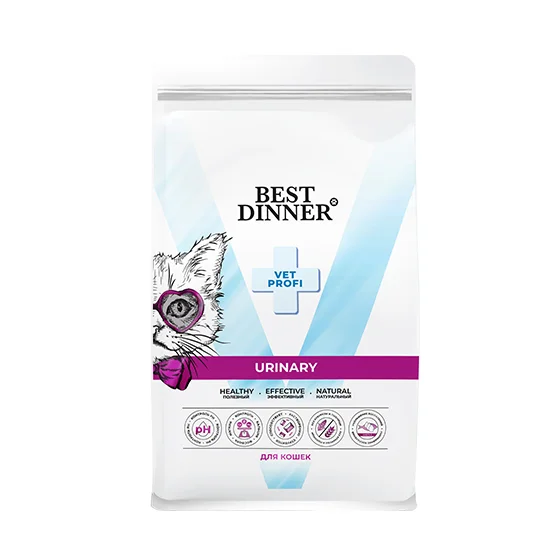 Best Dinner Vet Profi Urinary сухой корм для кошек для мочевыводящей системы, 1,5 кг