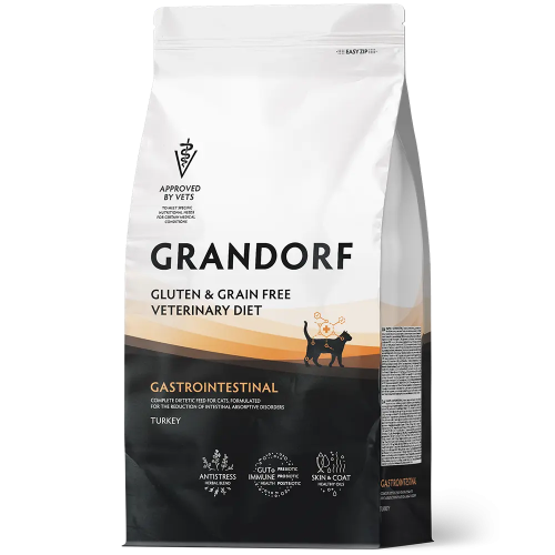 GRANDORF Cat Vet.Diet GASTROINTESTINAL Turkey (Индейка) 2 кг