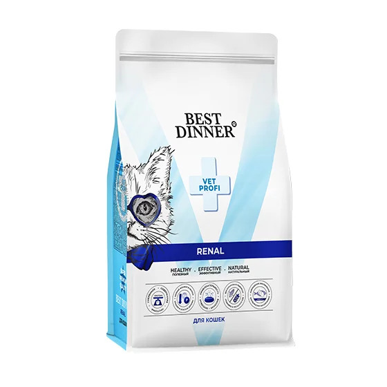 Best Dinner Vet Profi Renal сухой корм для кошек для поддержки почек, 1,5 кг