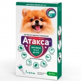АТАКСА капли д/собак до 4 кг 1 пипетка 0,4 мл