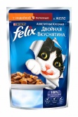 Felix влажный корм для кошек с индейкой и печенью в желе, 85 г