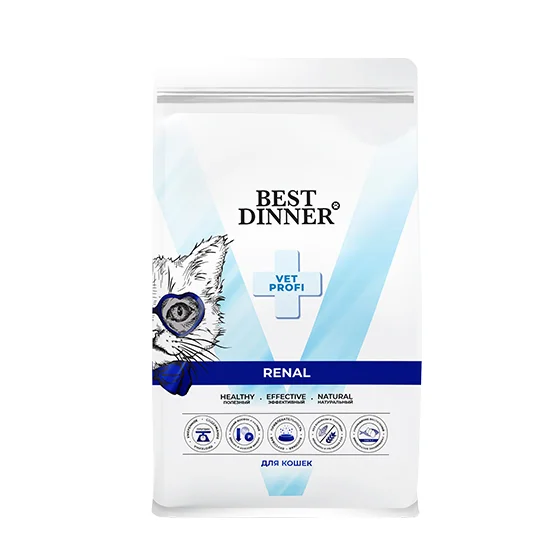 Best Dinner Vet Profi Renal сухой корм для кошек при заболеваниях почек, 400 г