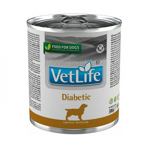 Farmina (Фармина) Vet Life Dog Diabetic влажный корм для собак при диабете, паштет, 300 г