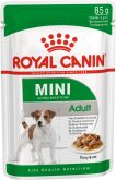 Royal Canin Mini Adult влажный корм для собак мелких пород в соусе, 85 г