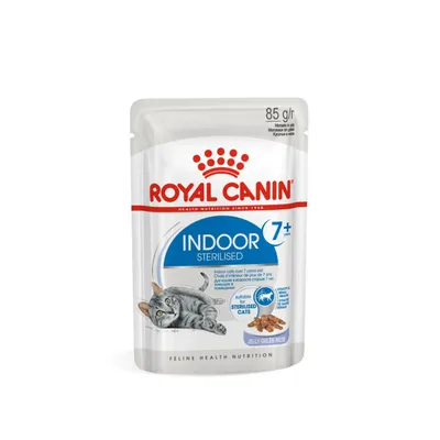 Royal Canin Indoor Sterilised 7+ влажный корм для кошек старше 7 лет в желе, 85 г