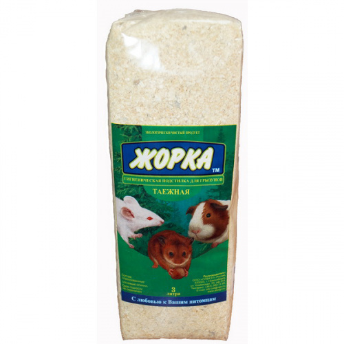 ЖОРКА Таежная 3л гигиеническая подстилка для грызунов