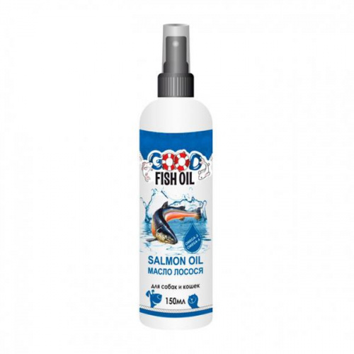 Масло лосося для собак и кошек GOOD FISH OIL, 150 мл