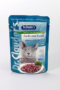 Dr. Clauder’s (Д-р Клаудер) для кошек пауч лосось с форелью 100г