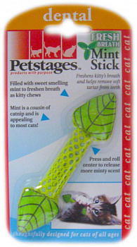 Игрушка для кошек Dental Petstages Мятный листик
