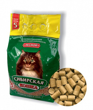 Наполнитель СИБИРСКАЯ КОШКА Лесной 5л