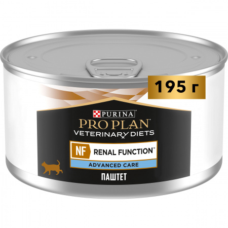 Purina Pro Plan Veterinary Diets NF консервы для кошек диета при заболеваниях почек 195г
