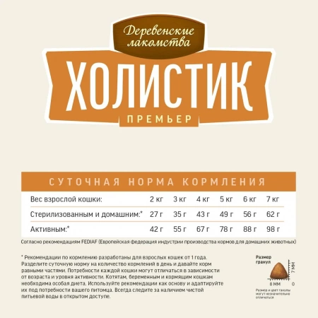 Holistic Premier сухой корм для кошек с чувствительным пищеварением с индейкой, 2 кг