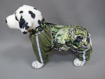 Дождевик "Dog sity", олива, универсал, 8