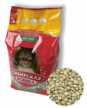 Наполнитель СИБИРСКАЯ КОШКА Экстра для длинношерстных 7 л