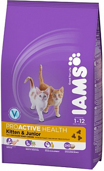 IAMS для котят с курицей 300 г