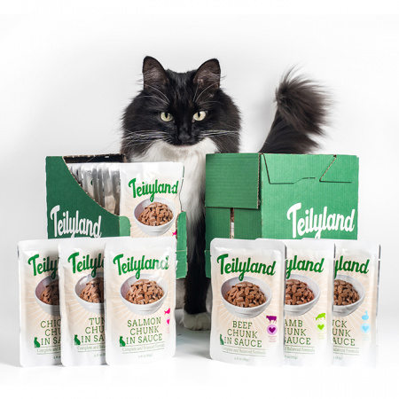 TailyLand влажный корм для кошек с ягнёнком в соусе, 85 г