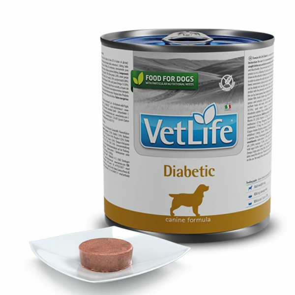 Farmina (Фармина) Vet Life Dog Diabetic влажный корм для собак при диабете, паштет, 300 г