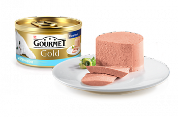Gourmet Gold для кошек паштет тунец 85г (1*24)