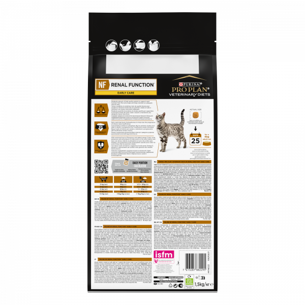 Purina Pro Plan (Пурина Про План) Veterinary Diets NF для кошек диета для поддержания функции почек при начальной стадии 1,5 кг