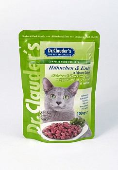 Dr. Clauder’s (Д-р Клаудер) для кошек пауч курица с уткой 100 г