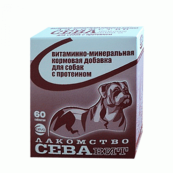 СЕВА д/собак Протеин 60таб