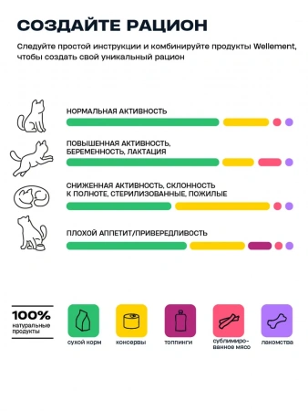 Wellement кремовый топпинг для кошек с тунцом и крилем, 80 г