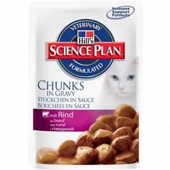 Hill's (Хилс) Science Plan пауч для кошек говядина 85г