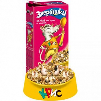 ЗВЕРЮШКИ корм д/декор.мышей,крыс 450г