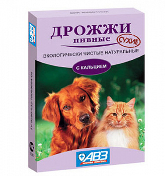 Пивные дрожжи для животных Кальций 50 таблеток